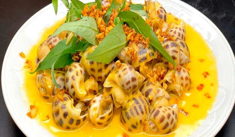 Ốc Hương cháy bơ tỏi